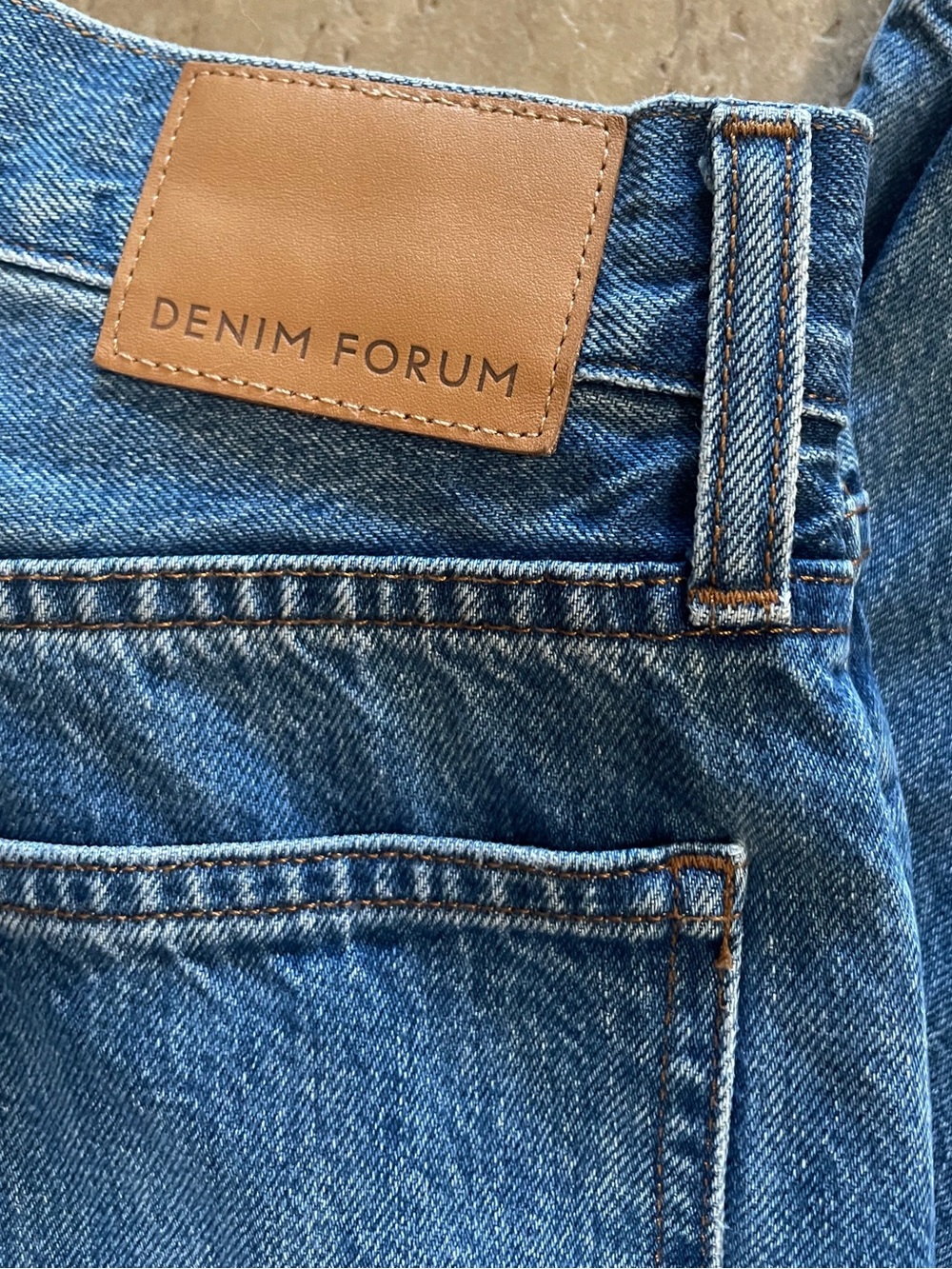 Denim Forum “The 90s Marlo Hi-Rise Baggy Jean” | 5 Yrs Kiss N Tell Bleu - Picture 3 of 4